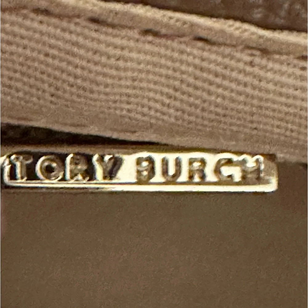 Tory Burch Leather Marion Whipstitch Crossbody Bag with Leather/Gold Chain Strap
